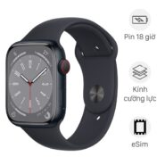 Apple Watch Series 8 nhôm dây cao su GPS + Cellular