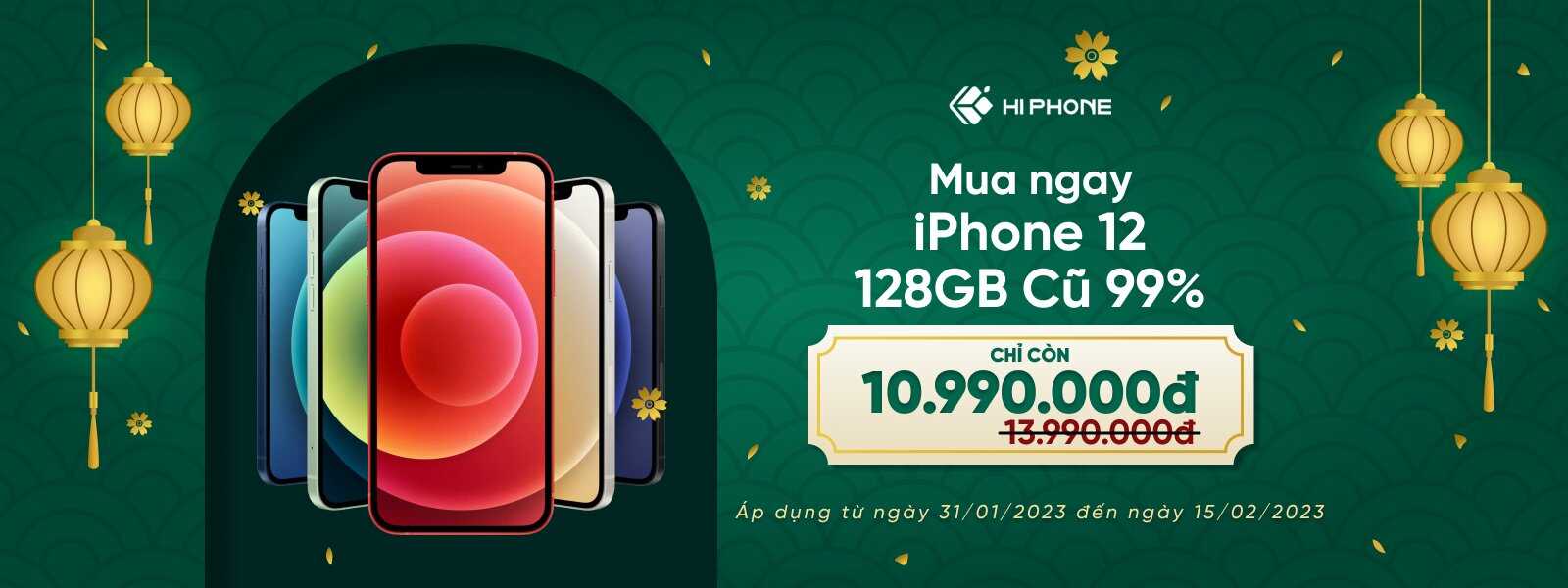 apple iphone 12 128gb cũ 99 giá rẻ