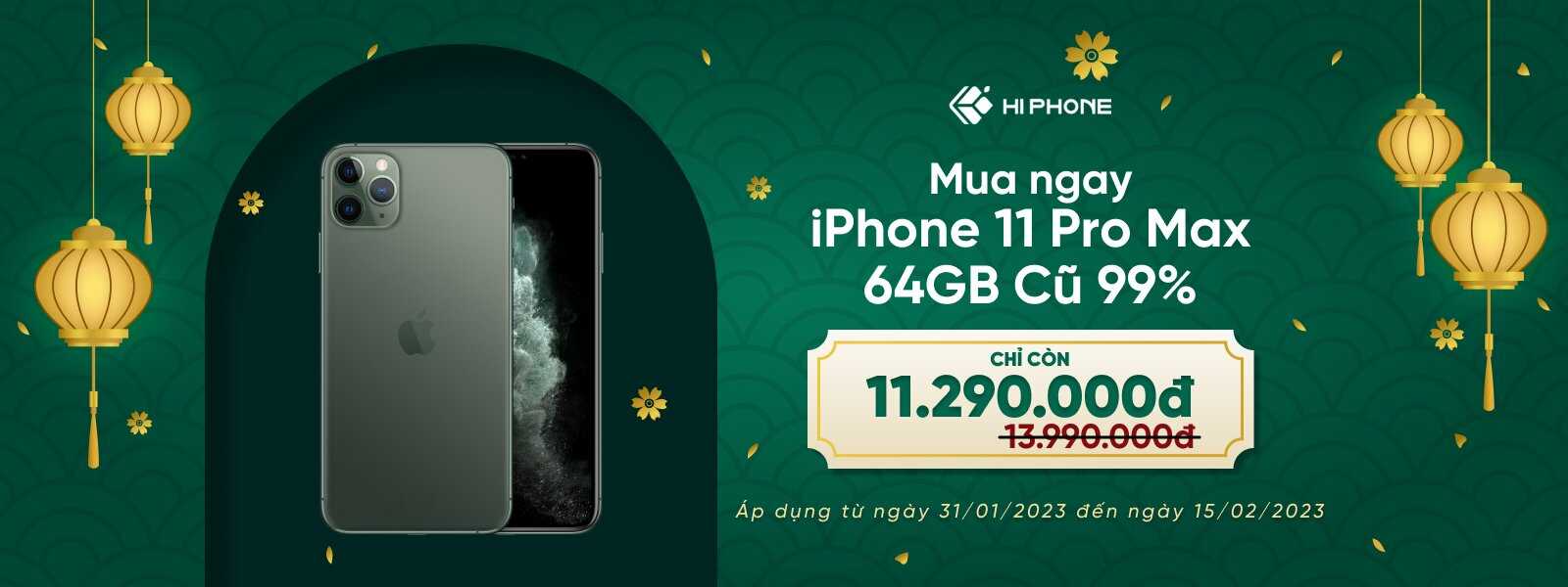 apple iphone 11 pro max 64gb cũ