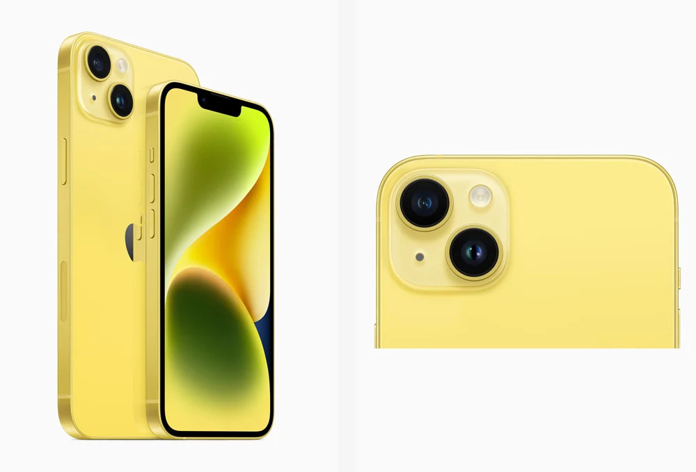 iphone 14 màu vàng chanh