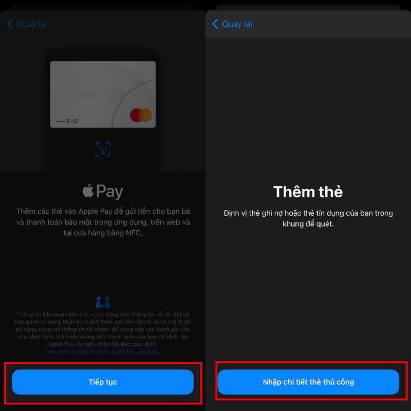 sử dụng Apple Pay trên iPhone